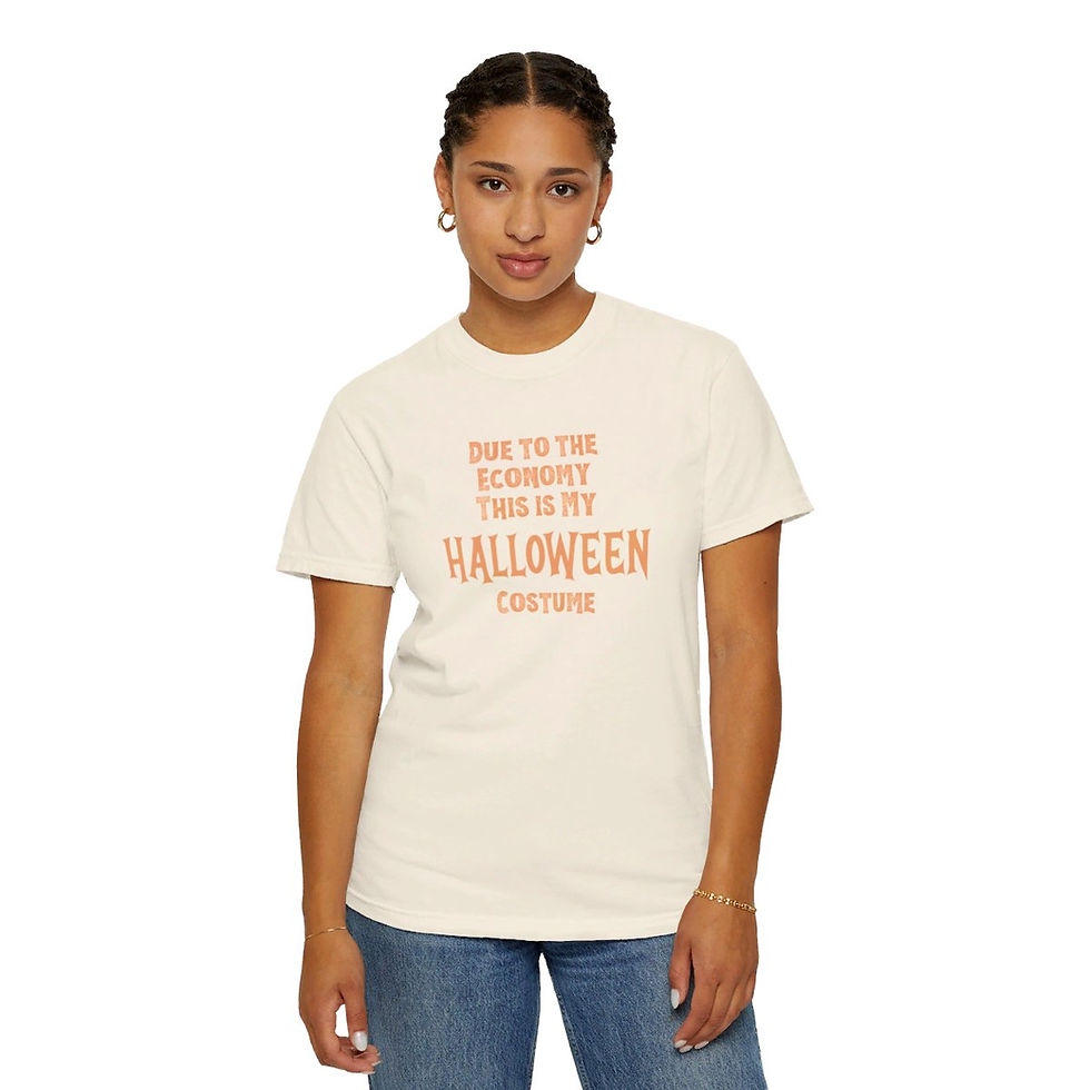 Thumbnail: Limited Edition Due to the Economy Costume Halloween Comfort Colors Shirt