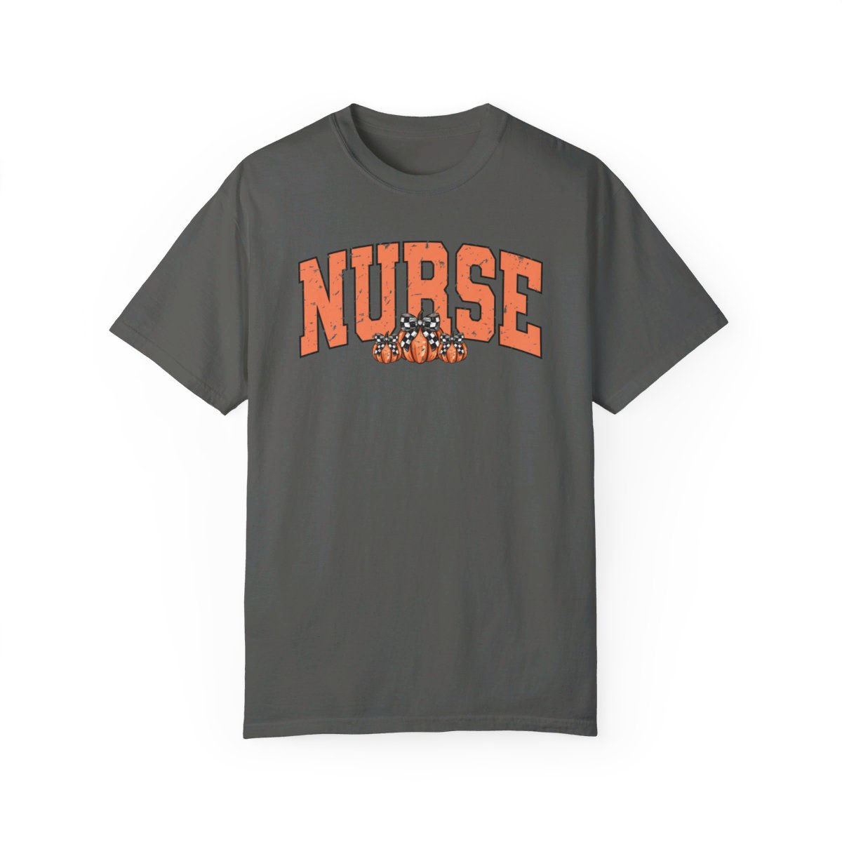 Limited Edition Fall Halloween Nurse Pumpkin Comfort Colors Shirt
