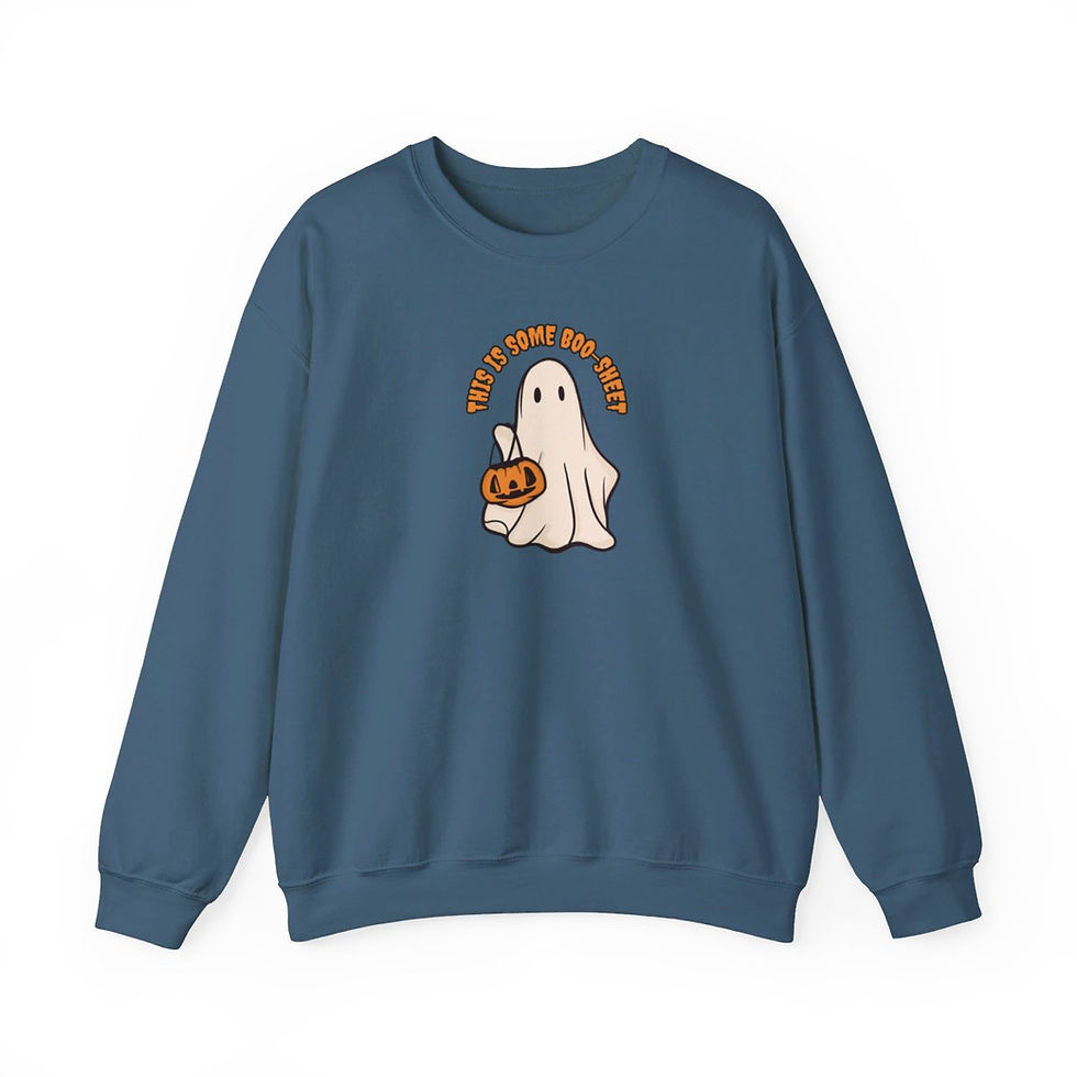 Thumbnail: This is some Boo-Sheet Funny Ghost Halloween Sweatshirt