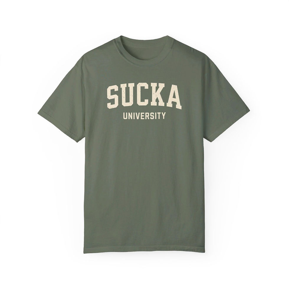 Thumbnail: SUCKA University Retro Shirt Comfort Colors 80's Slang Shirt