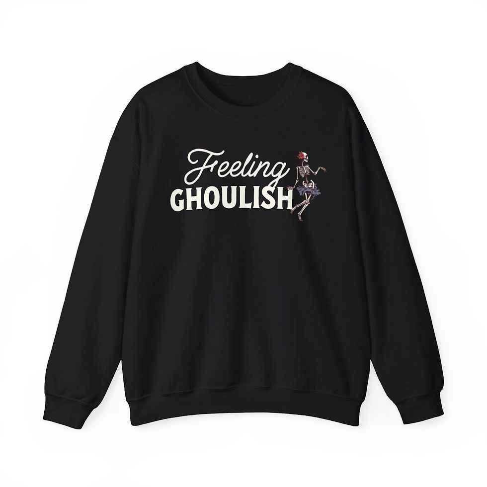 Thumbnail: Limited Edition Feeling Ghoulish Skeleton Halloween Sweatshirt