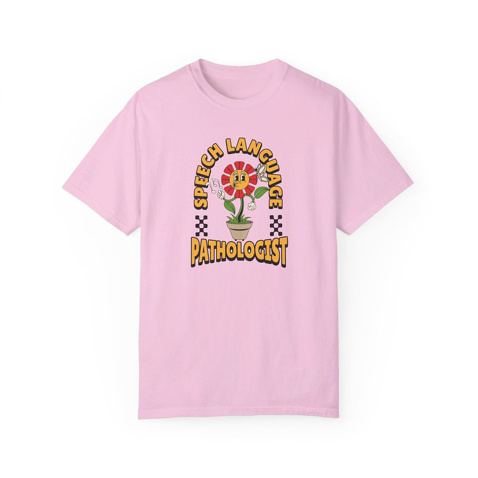 Thumbnail: Cute Speech Language Pathologist Comfort Colors Shirt