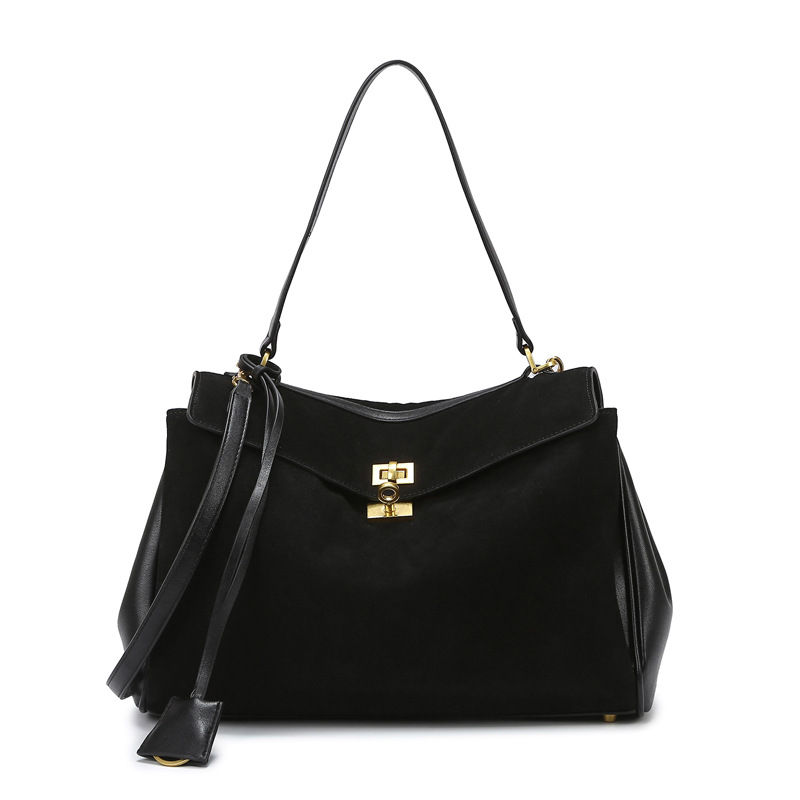 Thumbnail: Womens Matte Leather Tote Bag
