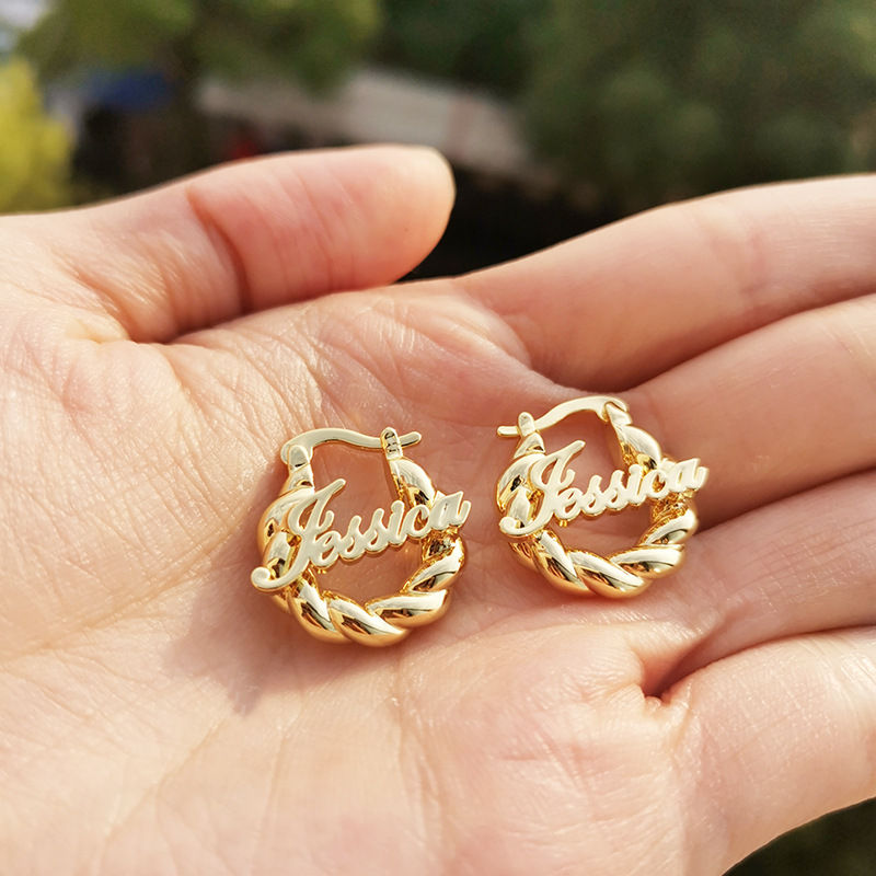 Thumbnail: Personalized DIY Name Necklace with Heart Birthstone