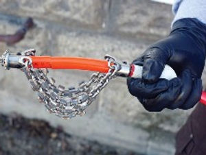 Lincoln Drain Technicians unclogging a floor drain