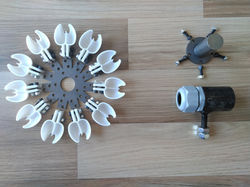 ( WITH 11 SPOON ) ( Ext Diameter = 165 mm & 6.50 inch ) ( With Flange & Nozzle )