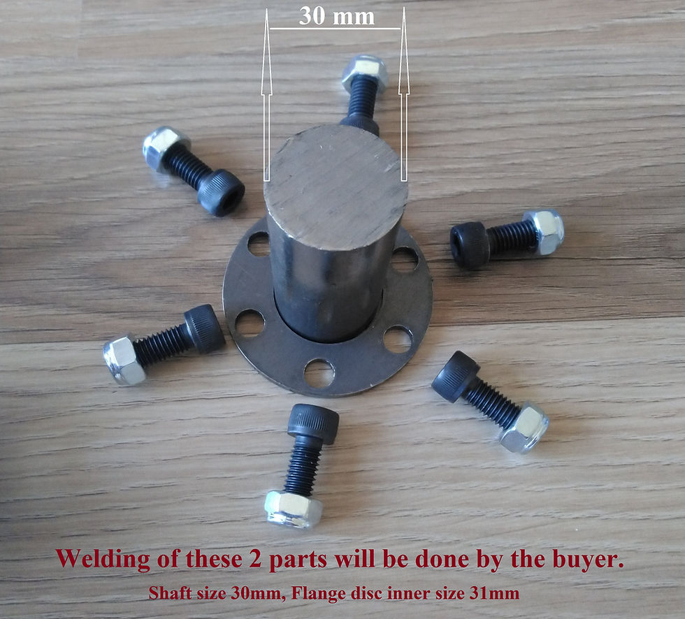 Thumbnail: 15 Spoon Flange Shaft Nozzle Unassembled 300 mm 11.82 inch