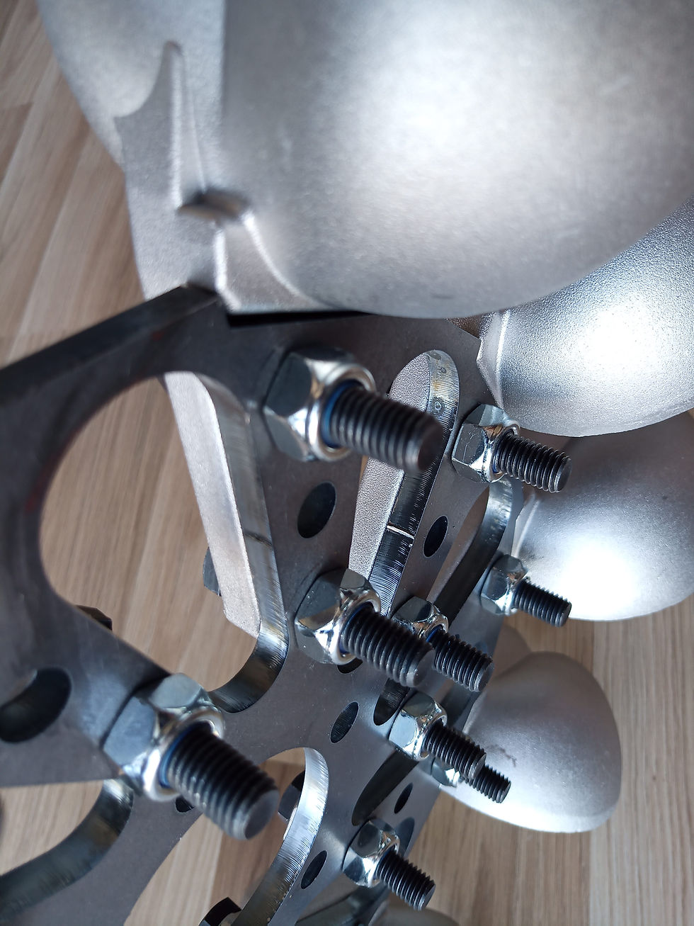 Thumbnail: 10 Spoon Flange Nozzle Unassembled 490 mm 19.29 inch