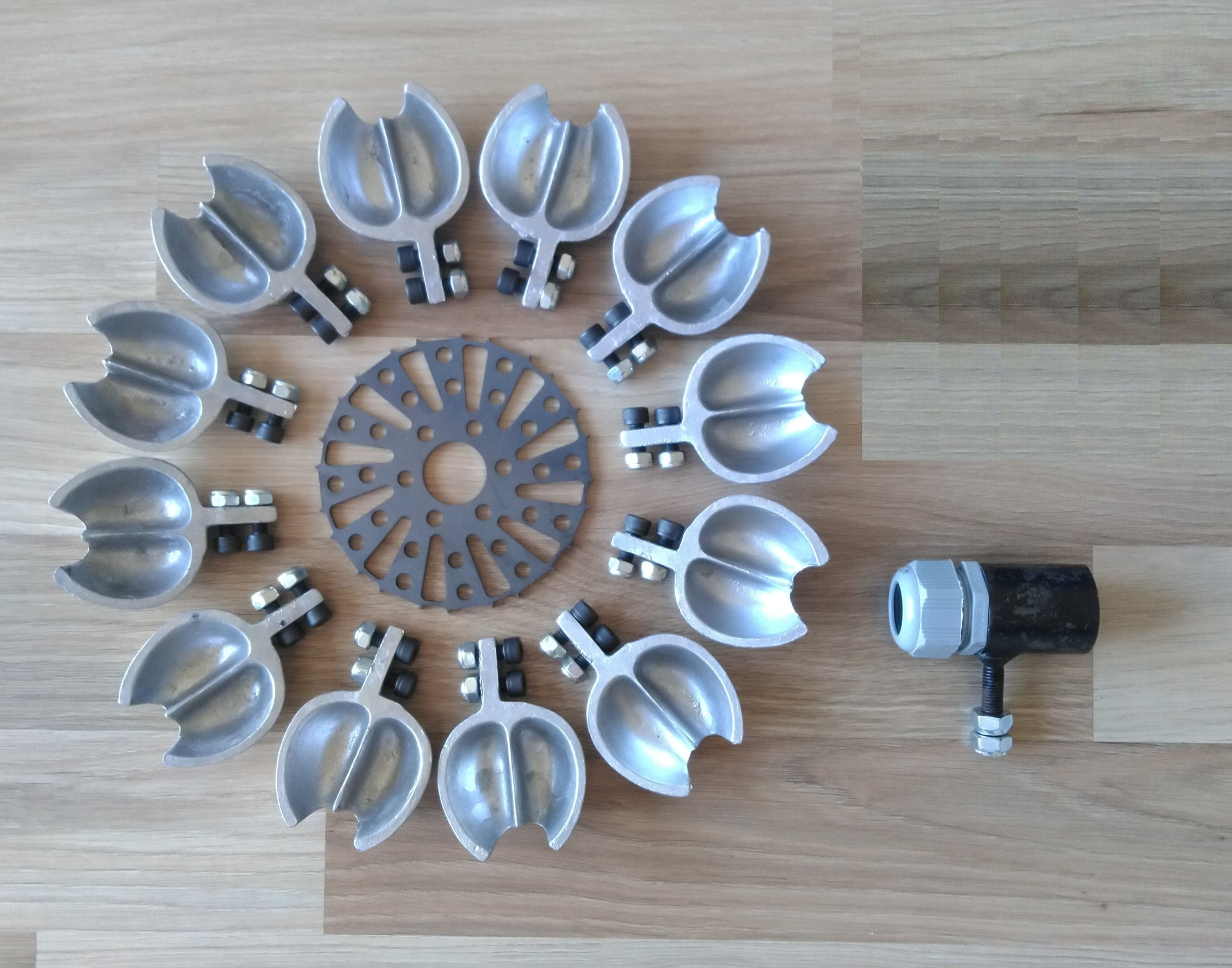 12 Spoon Nozzle Unassembled 270 mm 10.63 inch