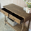 Thumbnail: Vintage-Style Wood Console Table with Drawers and Shelf