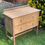 Thumbnail: Edwardian Oak Chest on Castors – Two Drawers with Raised Base