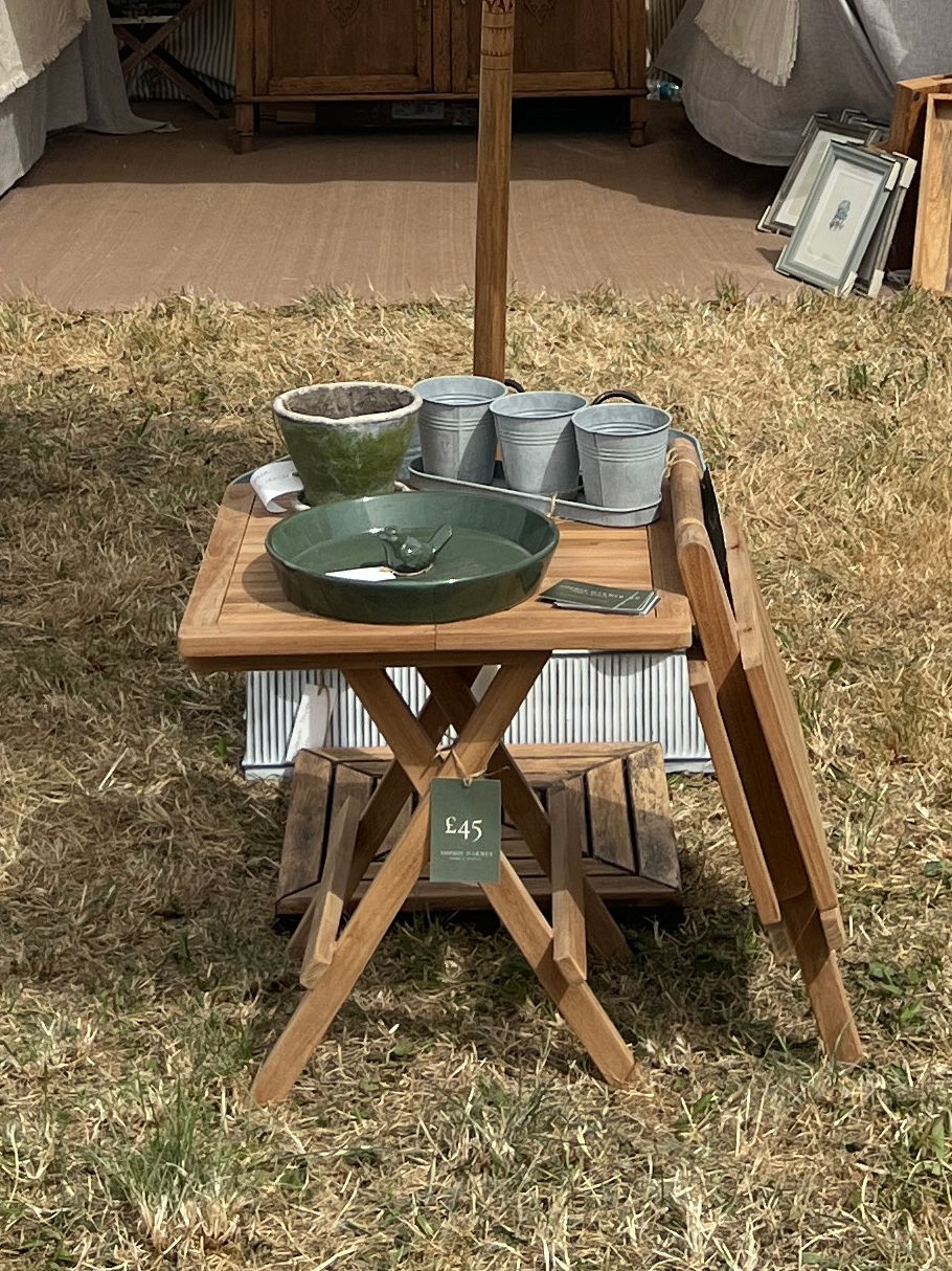 Thumbnail: Teak Folding Picnic Table - Square