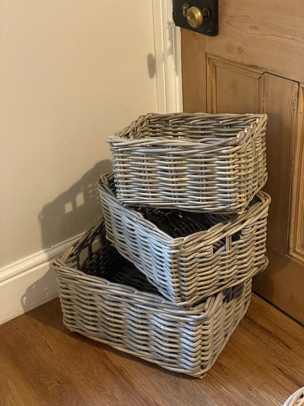 Thumbnail: Rattan Rectangle Storage Basket