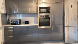 fully-equipped kitchen with modern appliances