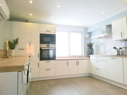fully-equipped kitchen with modern appliances