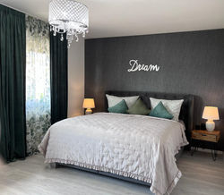 Master bedroom with king size