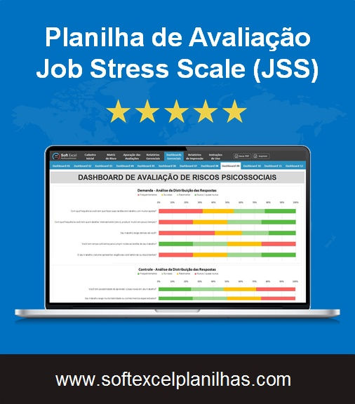 Miniatura: planilha job stress scale (jss)