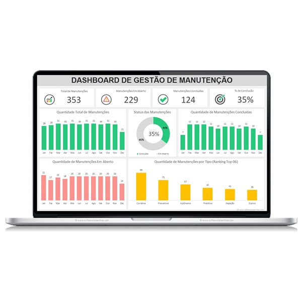 Miniatura: planilha de manutenção excel