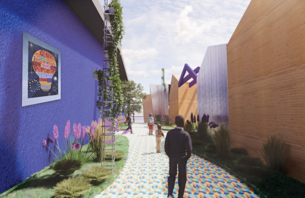 View into Green Link