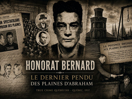Honorat Bernard: enquêter sur le dernier pendu des Plaines d’Abraham