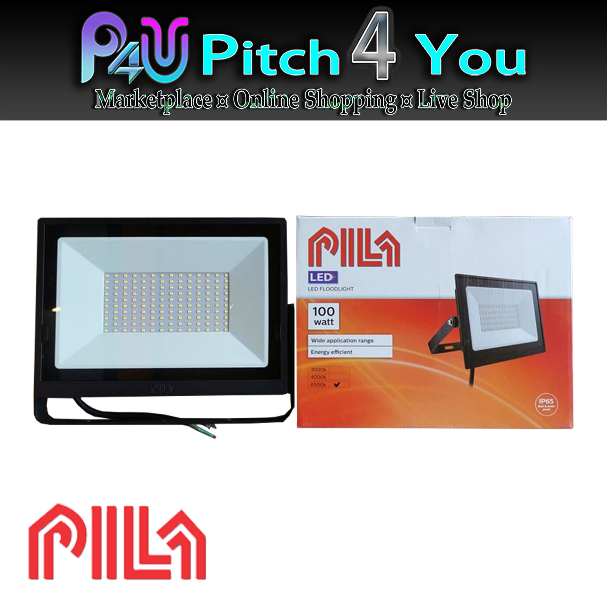 PILA LED FLOODLIGHT 100 WATT (6500K)