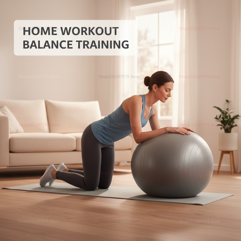 Thumbnail: High Quality Explosion-proof Inflatable Yoga Ball, Suitable for Exercise and Bal