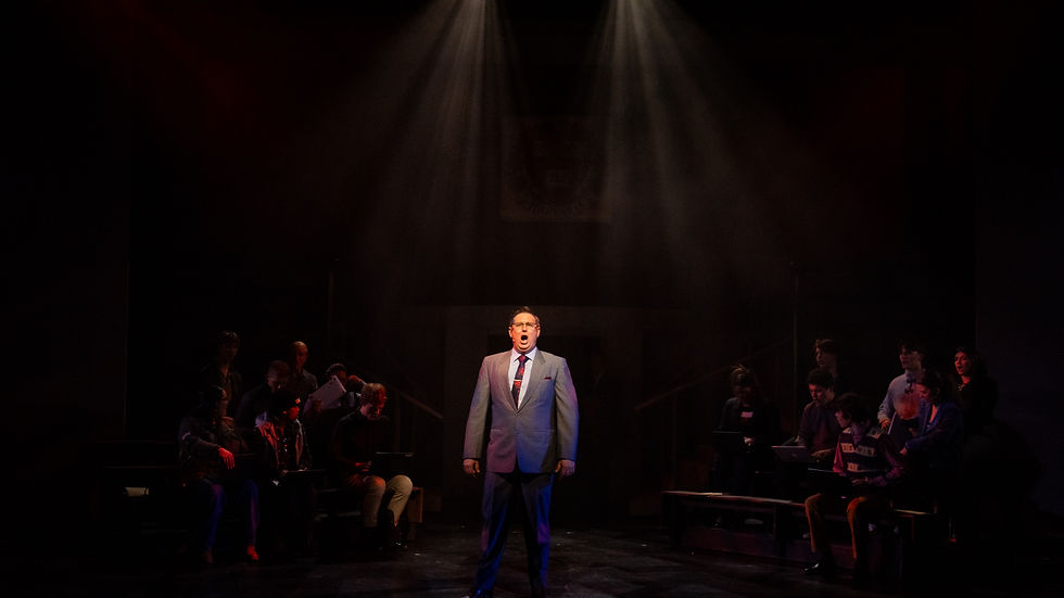 To ensure precise lighting, Lighting Designer Matthew Henderson chose zactrack SMART, featuring 11 Anchors and 20 Trackers. © Addison Theatre