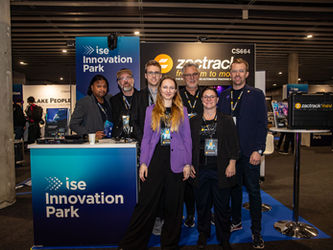 The zactrack team at ISE 2026.