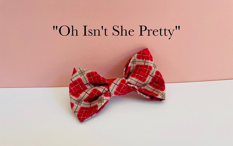 Thumbnail: Oh isnt she pretty fabric Dog Collar 