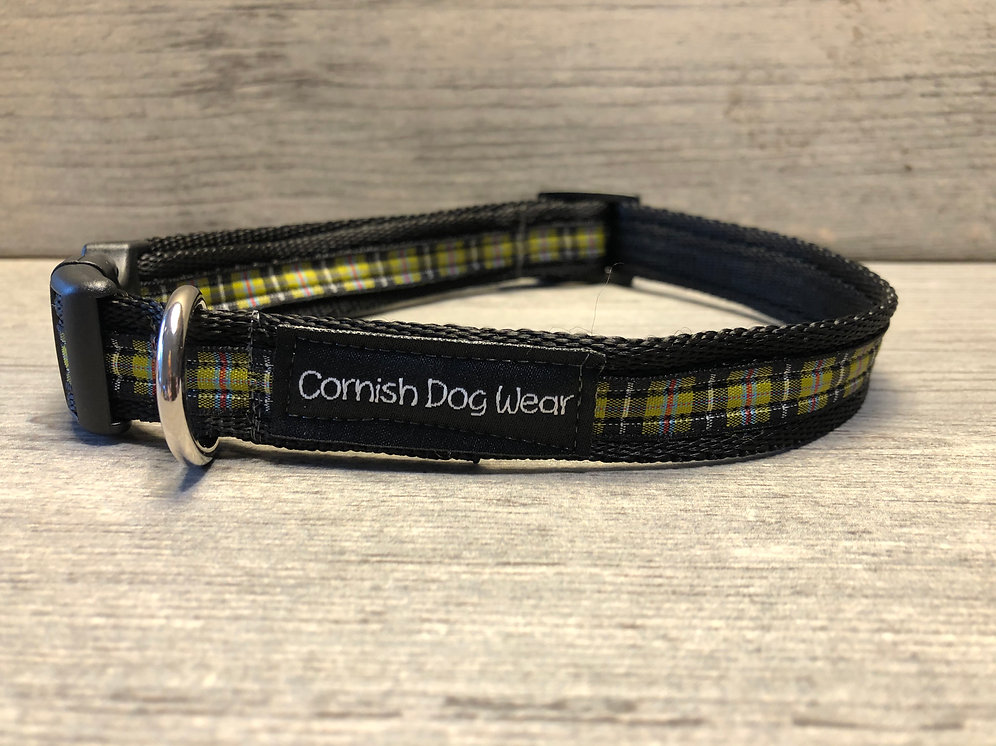 Genuine Cornish Tartan Dog Collar cornishdogwear