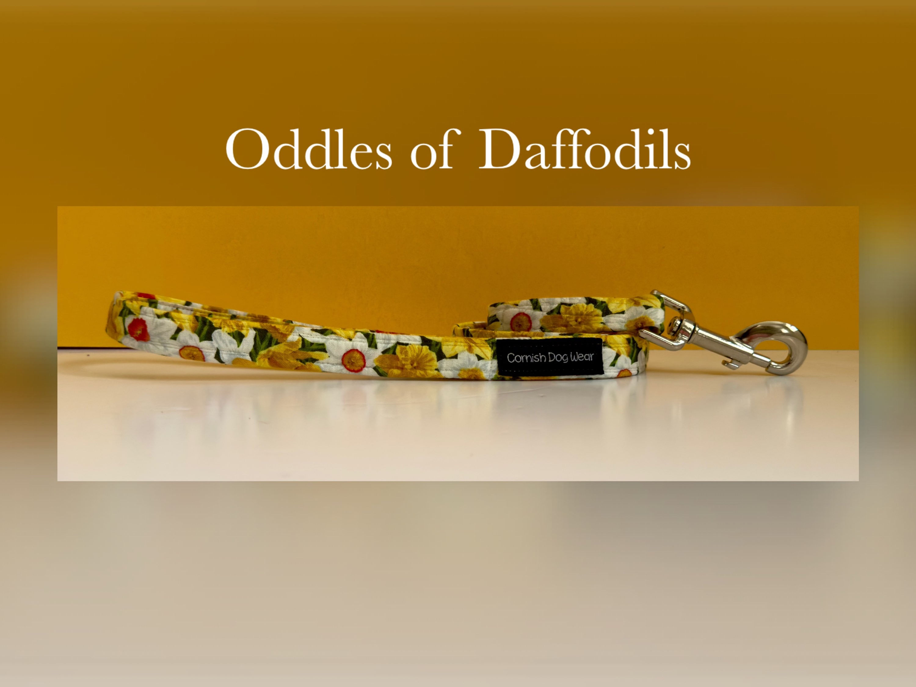 Oddles of Daffodils Dog Lead
