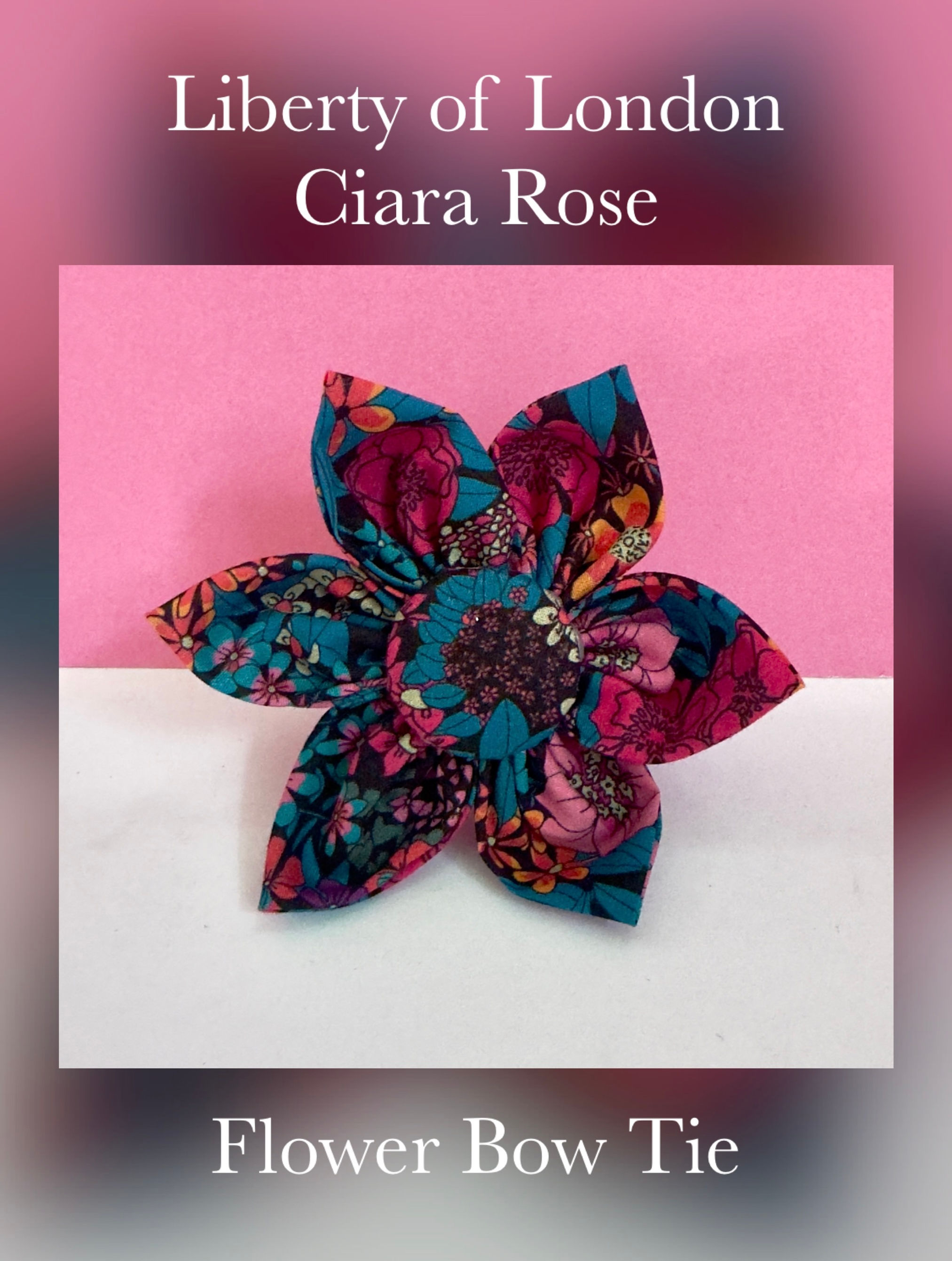 Liberty of London Ciara Rose Flower Bow Tie
