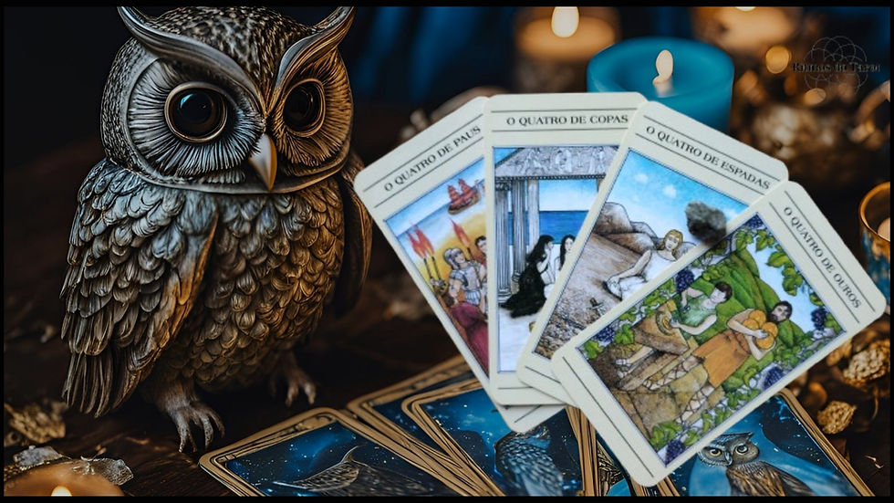 O Significado do Número Quatro no Tarot: Estabilidade na Numerologia e Cabala