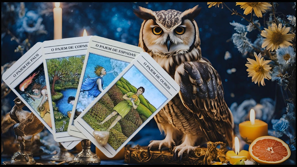 O Significado dos Pajens e Princesas no Tarot: Uma Análise Cabalística e Comparativa