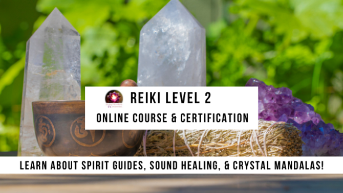 November Reiki 2 Training (Online) - Distance Healing & Crystals (3 Sundays at 10AM)