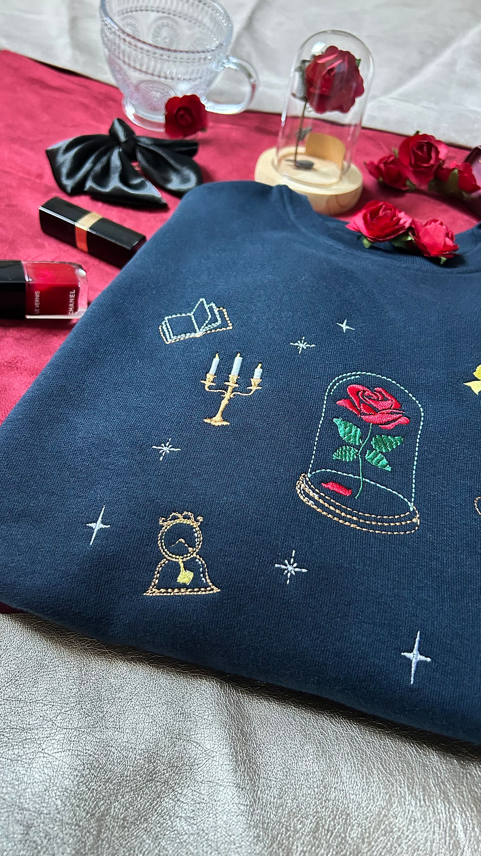 Miniature : Sweat-shirt Inspiration La Belle et la Bête 🕰️