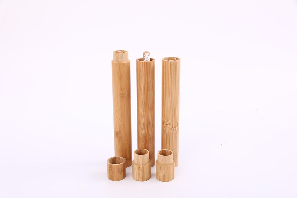 Thumbnail: Natural bamboo toothbrush holder