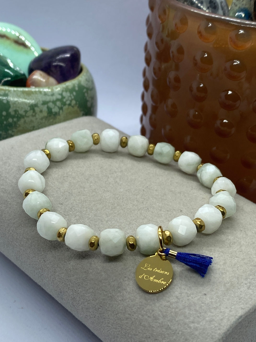 Miniature : Bracelet NATHALIE en pierres naturelles 