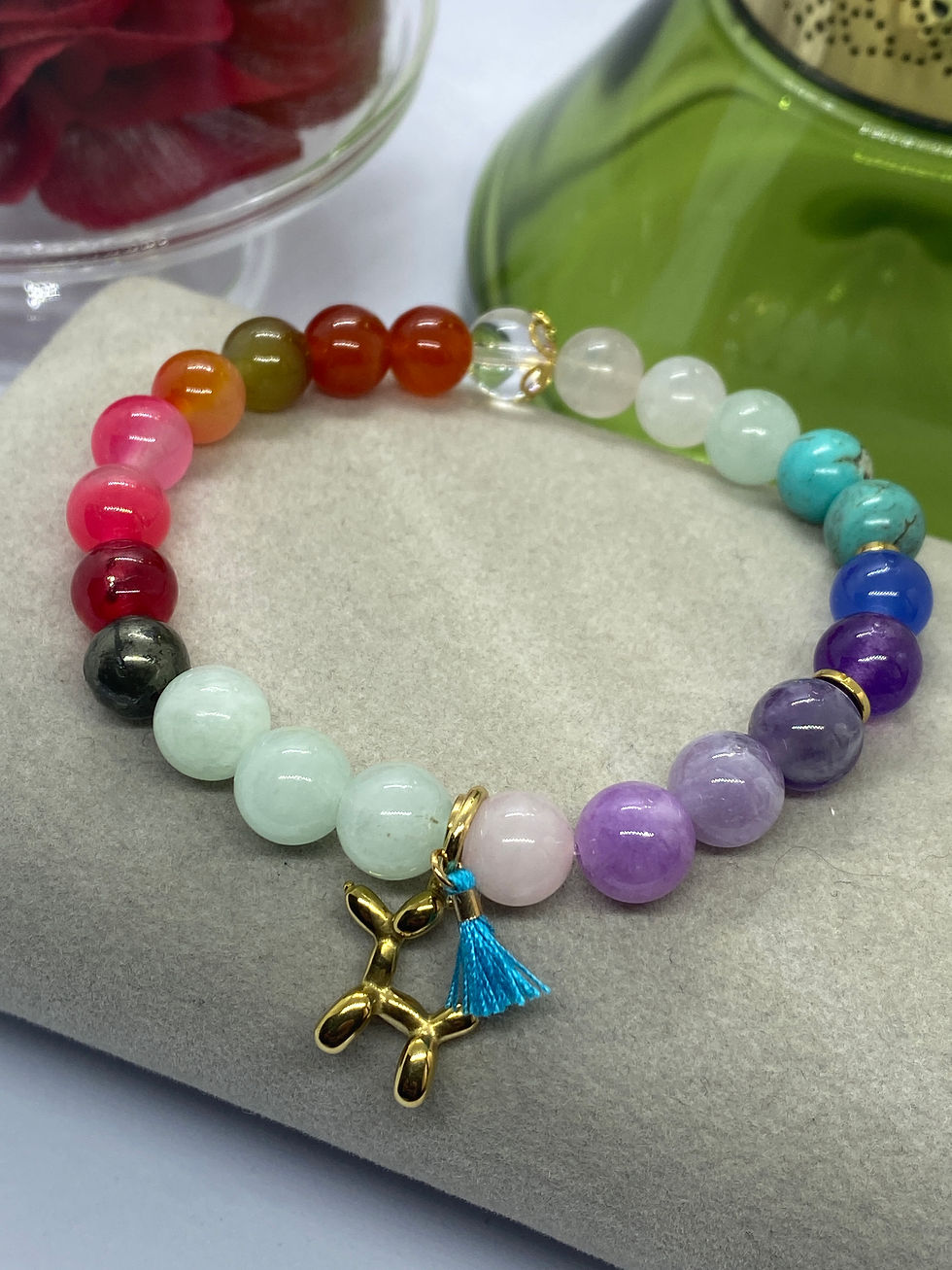 Thumbnail: Bracelet Marquise en perles naturelles mixtes 