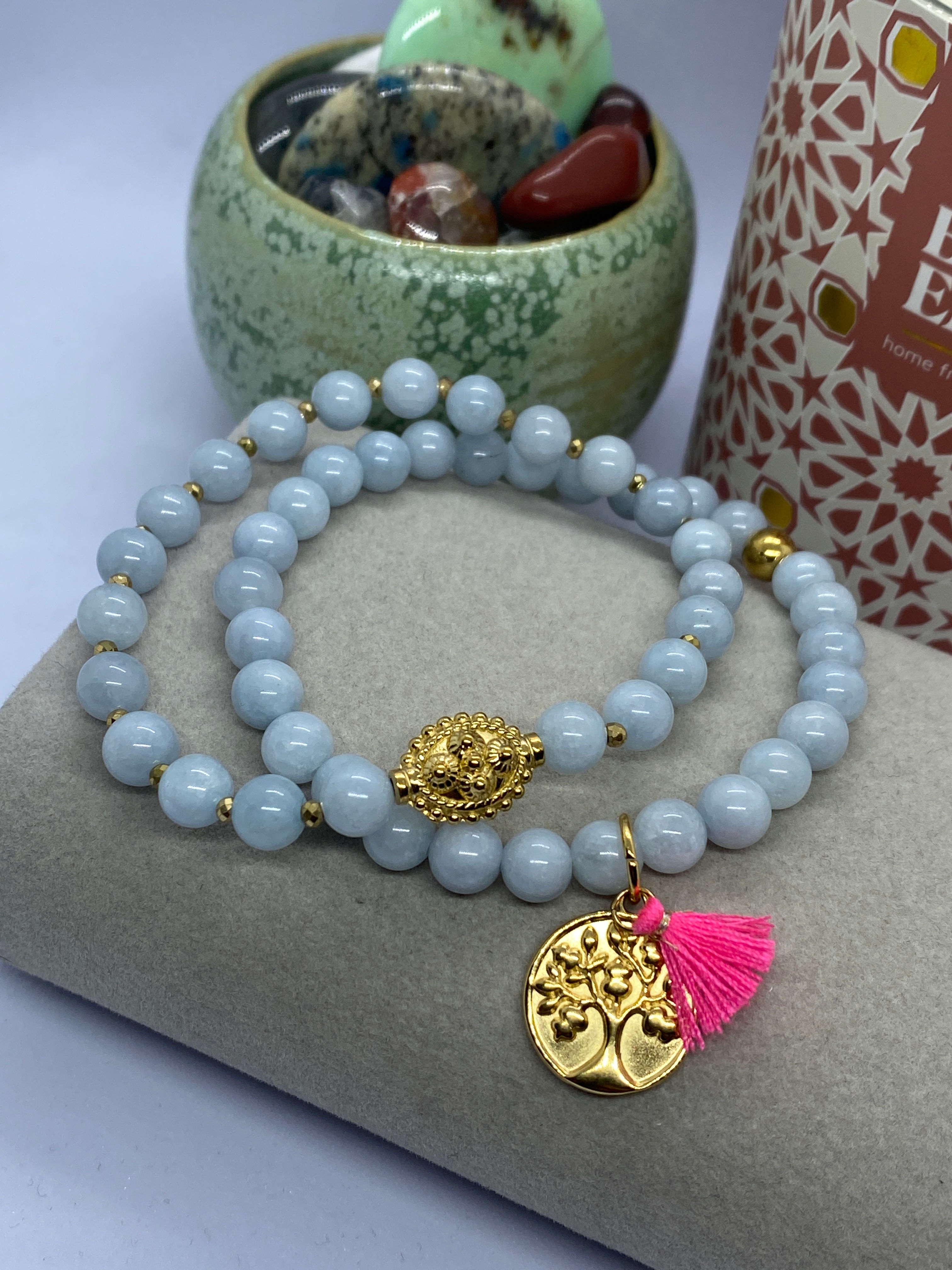 Bracelet MAEVA en Aigue Marine