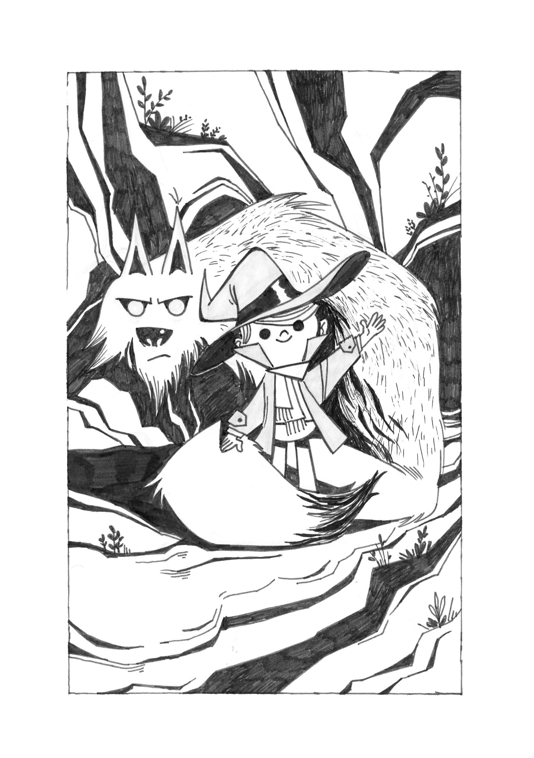 Print_The wizzard and the wolf