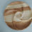Thumbnail: Sectional round wooden serving tray dinner plate section divided plate Christmas