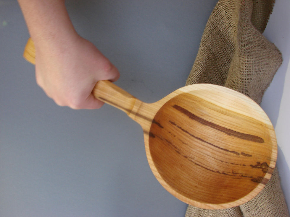 Cherry Water ladle Water dipper LARGE Wooden ladle Wooden sauna scoop Wooden wat