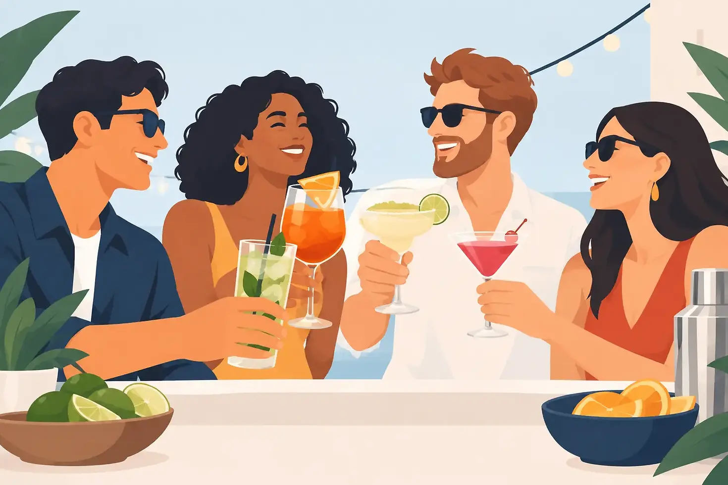 Les meilleurs cocktails pour groupes en fête