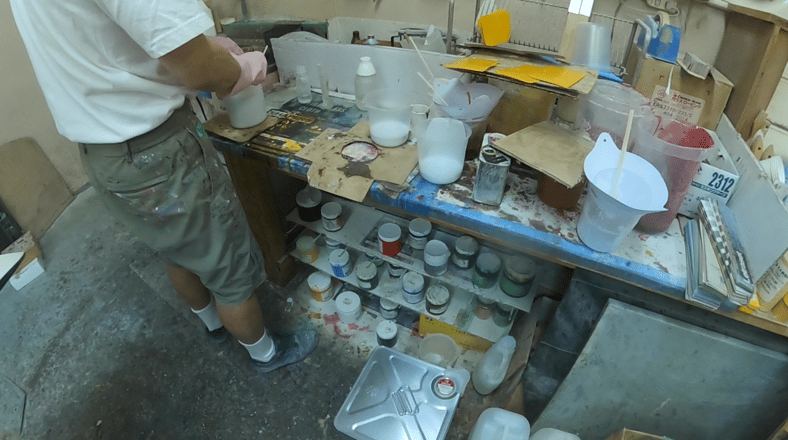 BEFORE GLASSING MAKE A YOUR COLOR