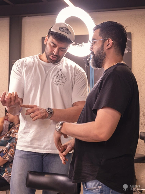 Nikitin Dheer's Lord Shiva Tattoo