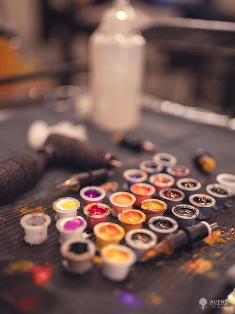 color tattoo ink