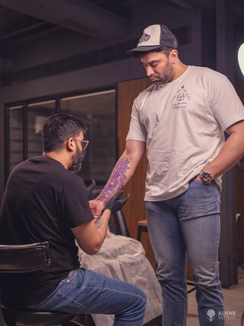 Nikitin Dheer's tattoo design