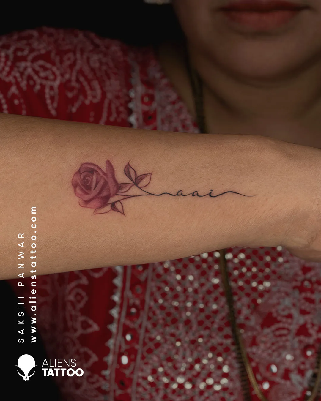 watercolor rose tattoos