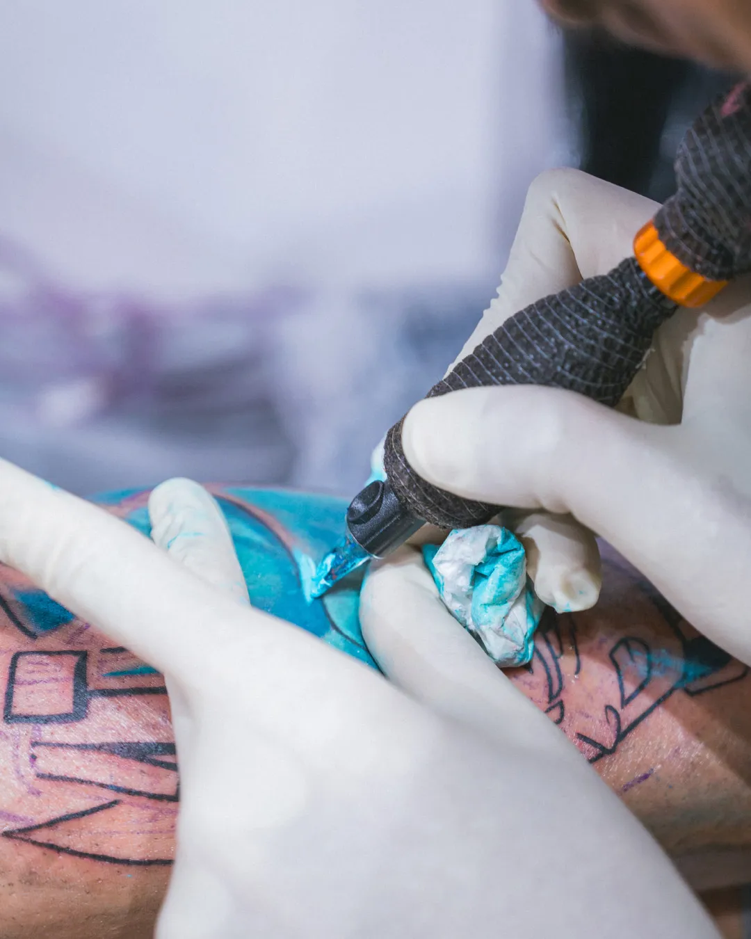 Tattooing at Kula Tattoo Festival 2024